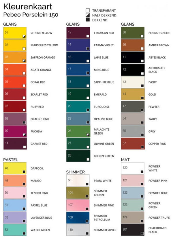 Pebeo Porseleinverf, 45 ml