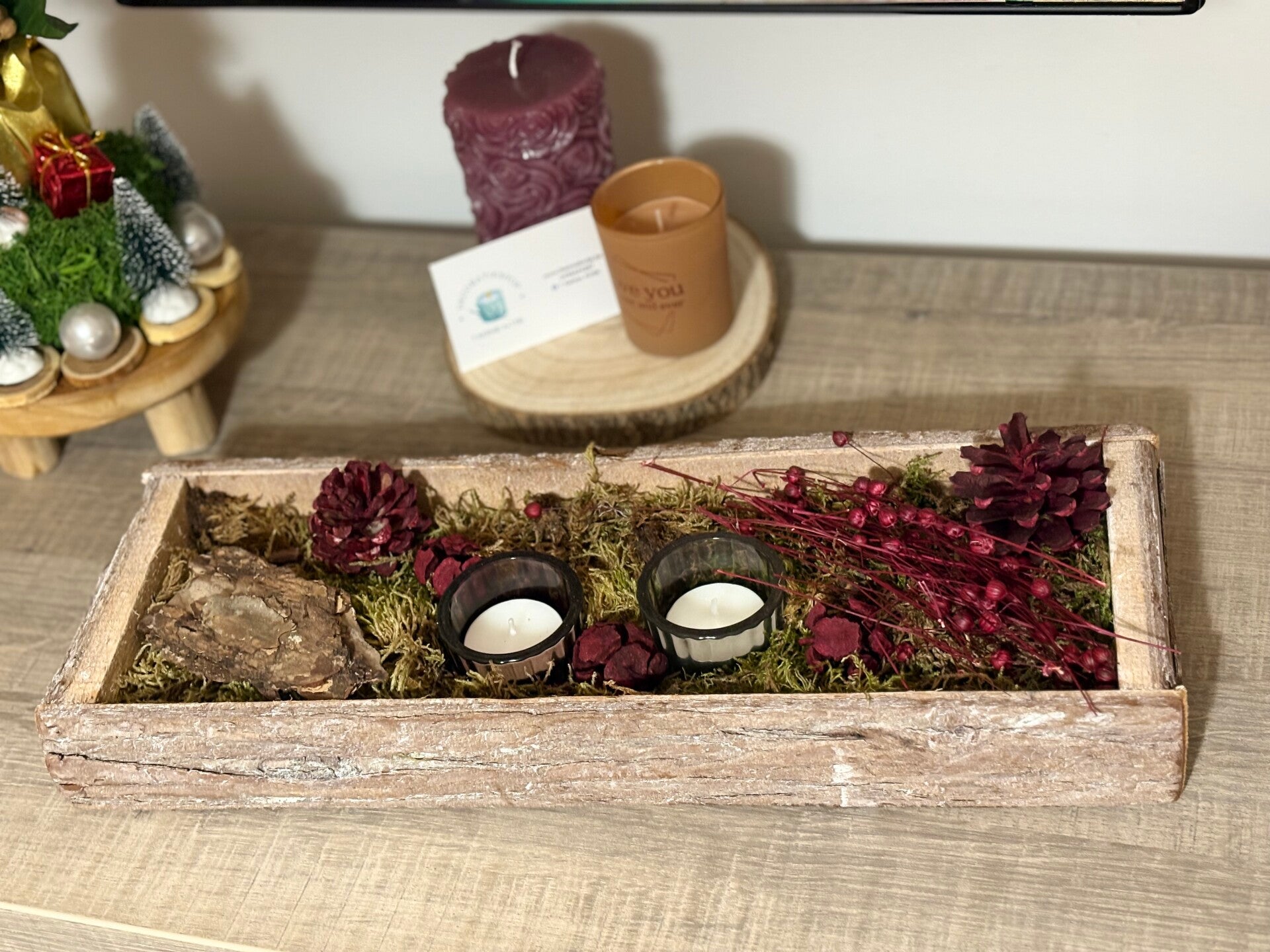 Tafeldecoratie Herfst/Kerst