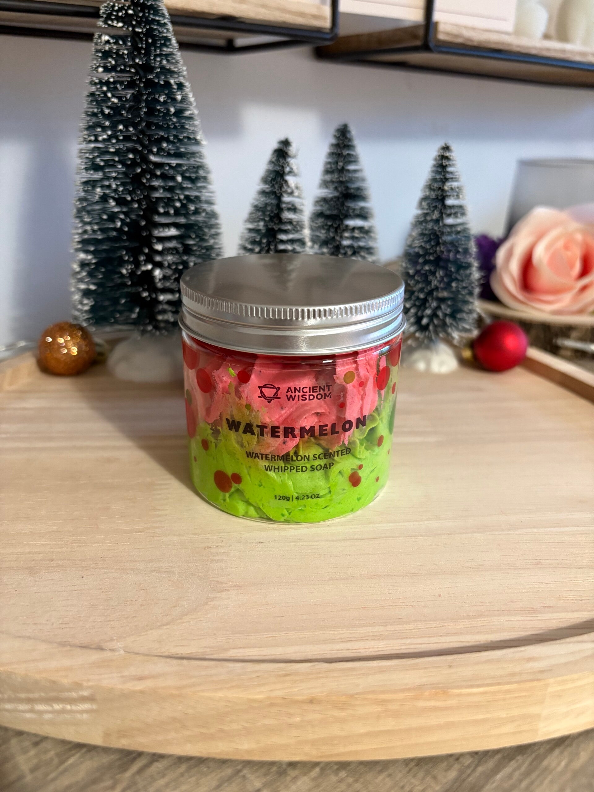 Slagroomzeep watermeloen