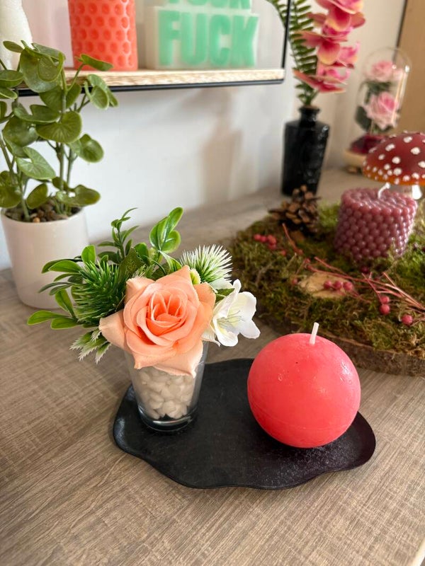 Bolkaars met bloem