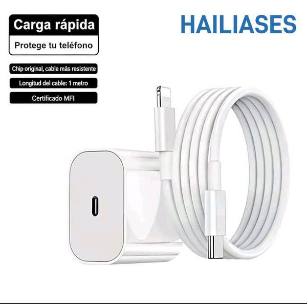 Cargador para iPhone compatible (type c)