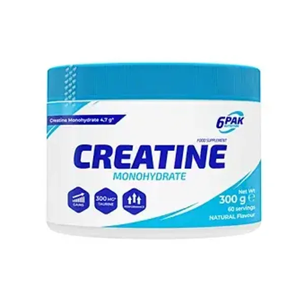 6PAK CREATINE MONOHYDRATE 300g