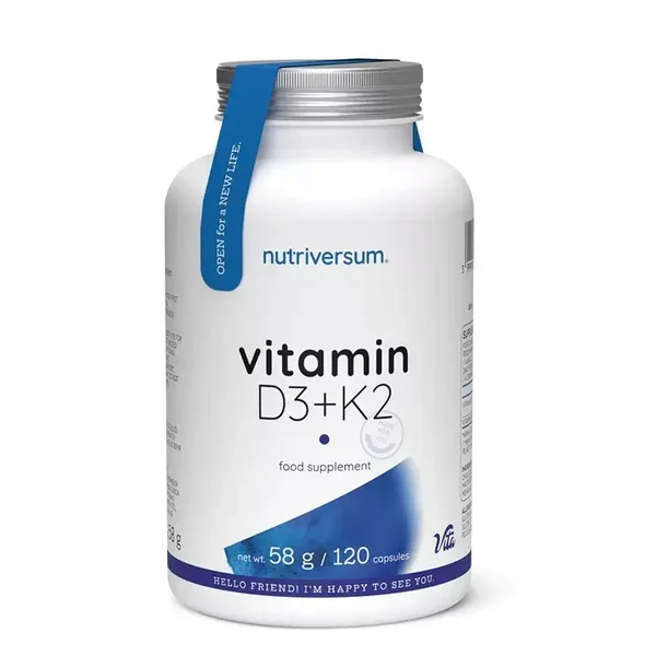 NUTRIVERSUM VITAMIN D3+K2 120 caps