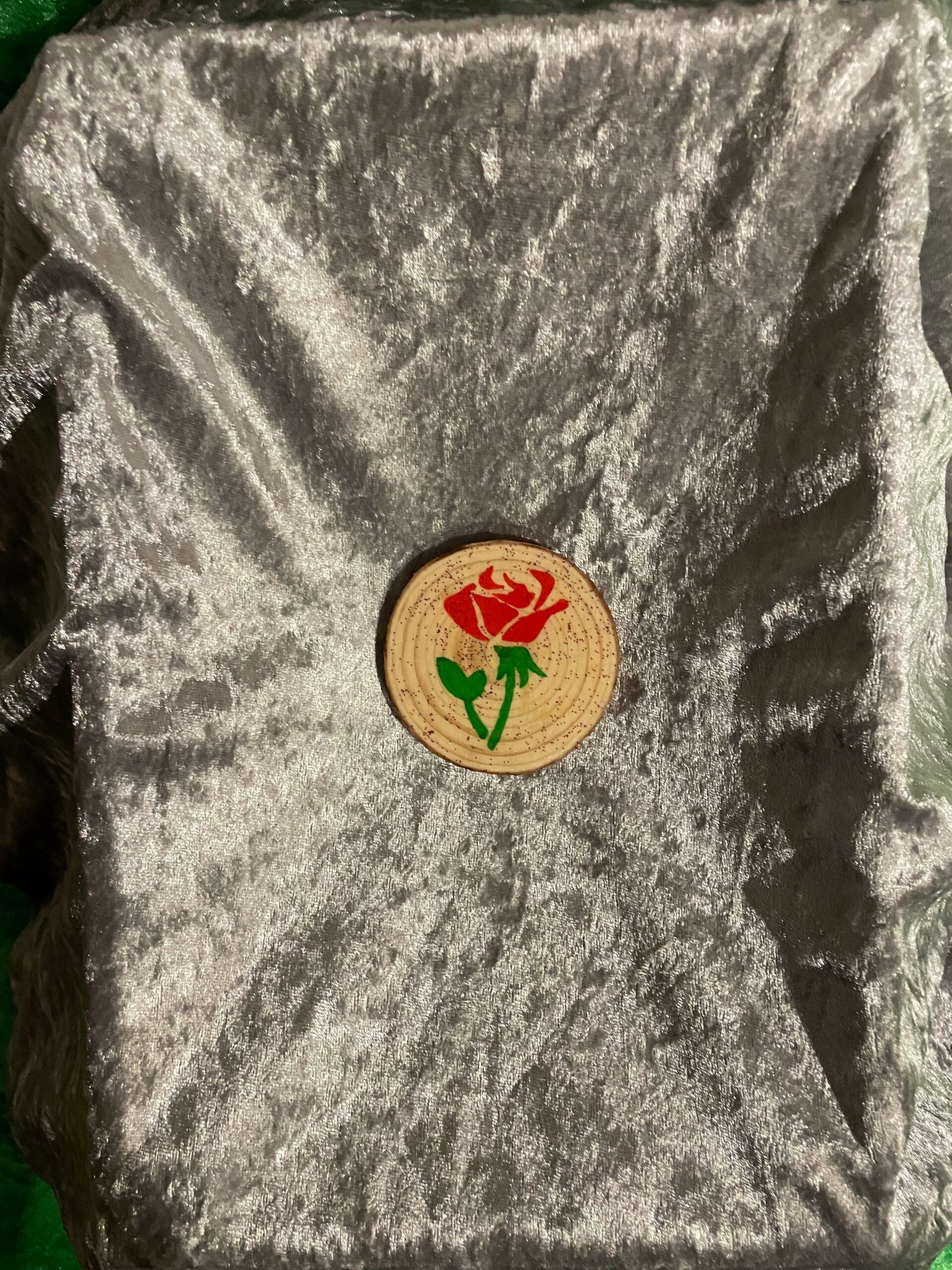 Glücksholz Rote Rose