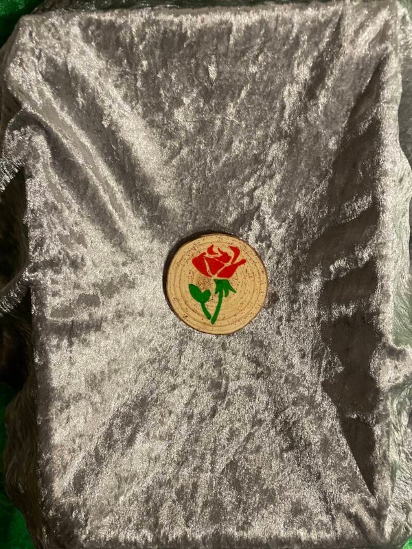 Glücksholz Rote Rose