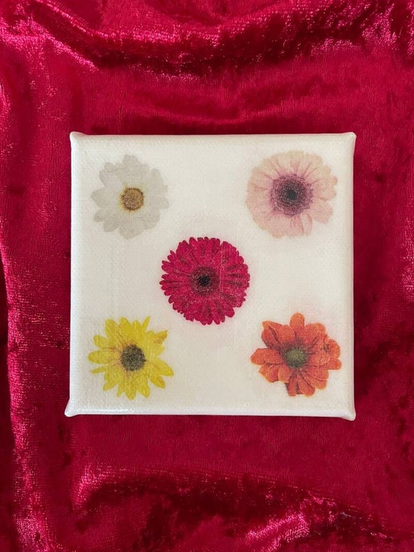 Glücksrahmen Bunte Blumen