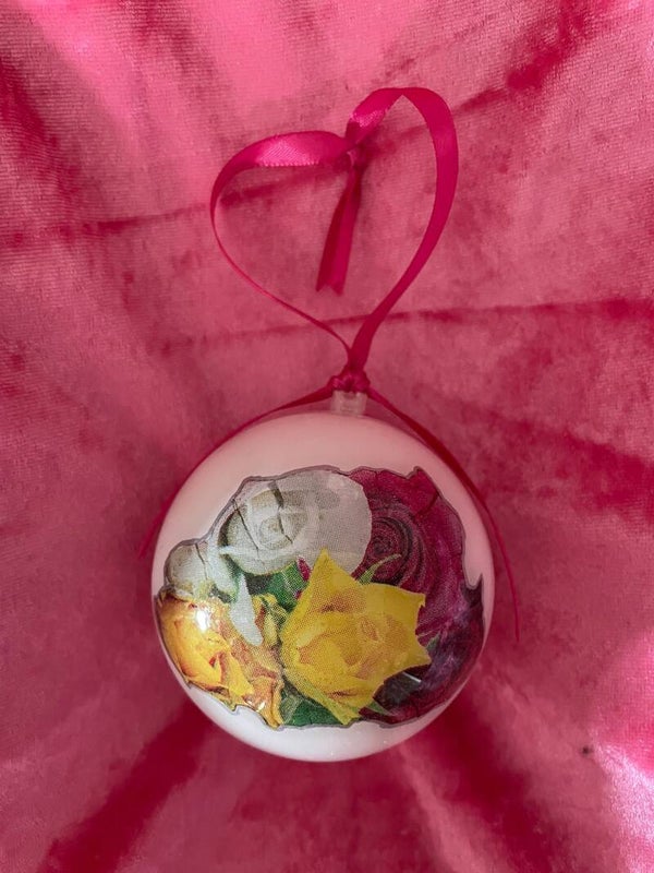 Glückskugel Bunte Rosen