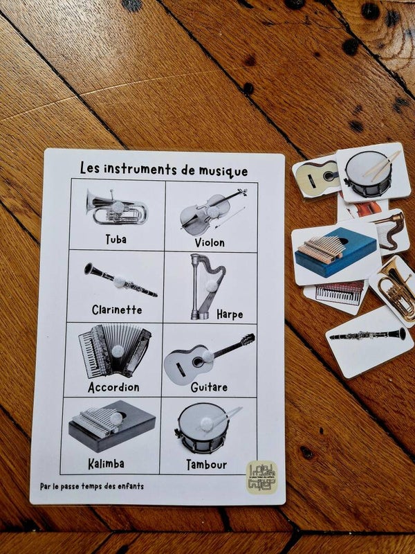 Activité instrument de musique