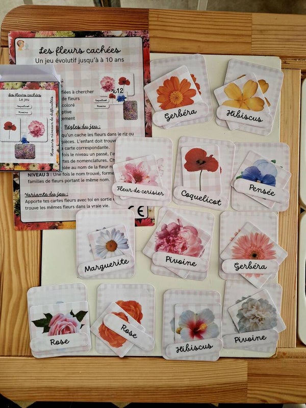 Les fleurs cachées - Le jeu