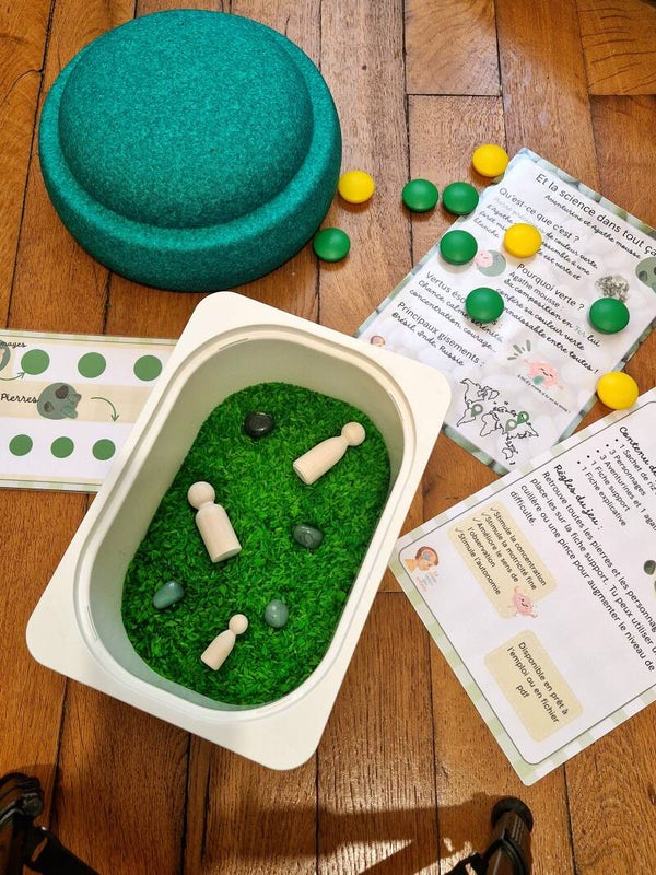 Bac sensoriel - Vert