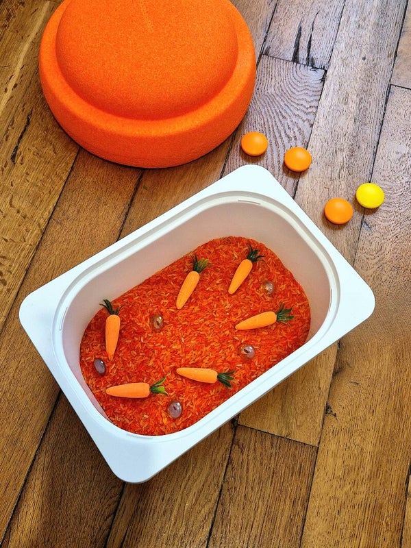 Bac sensoriel orange