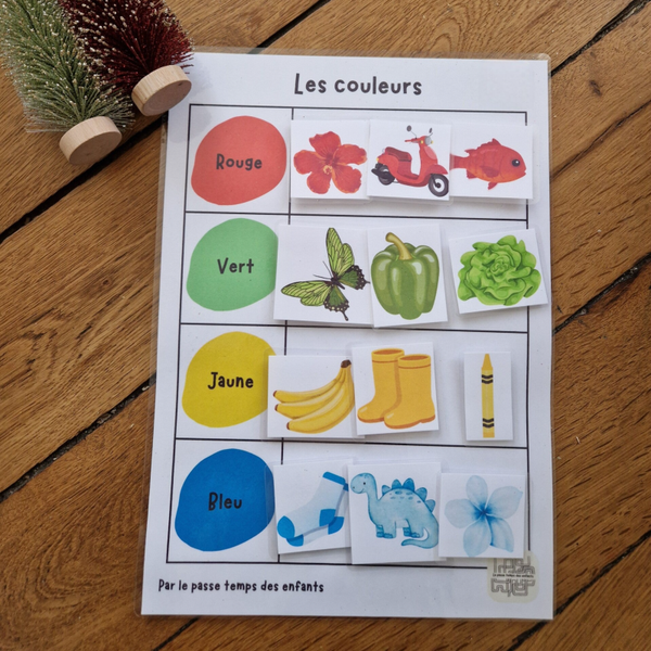 Activité couleurs