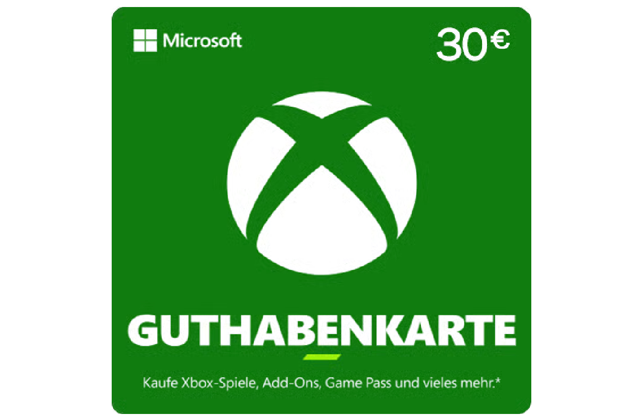 Xbox - 30 € Guthaben