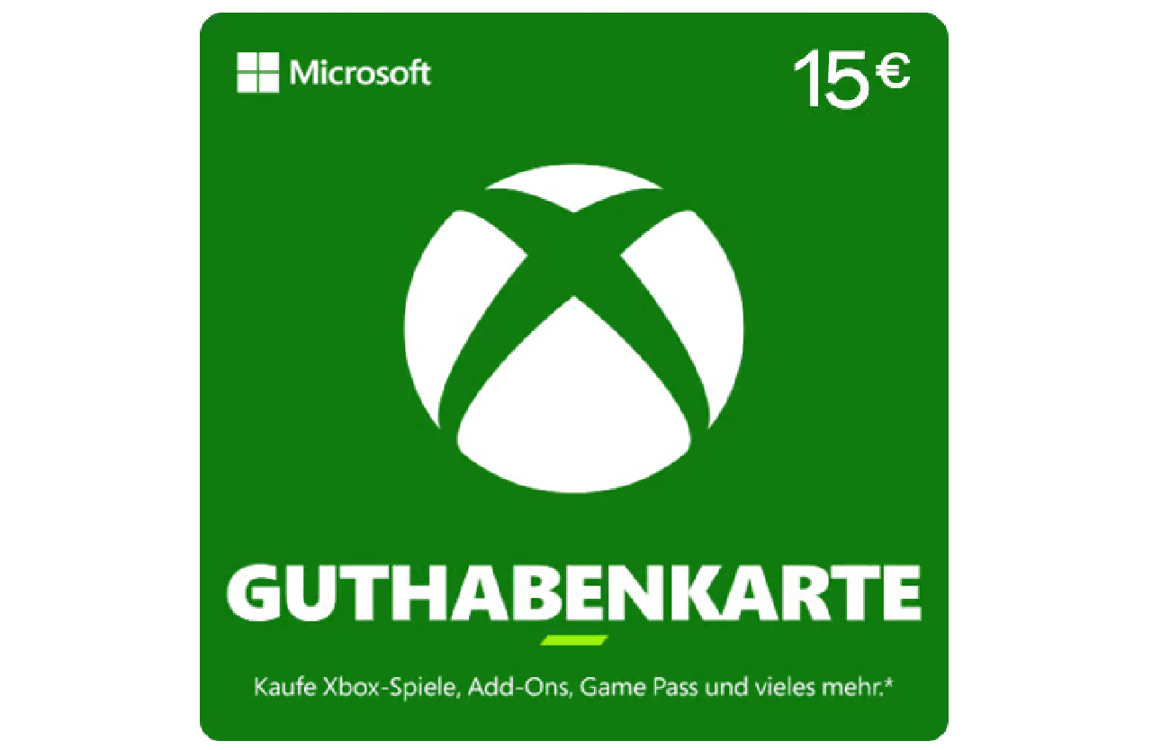 Xbox - 15 € Guthaben