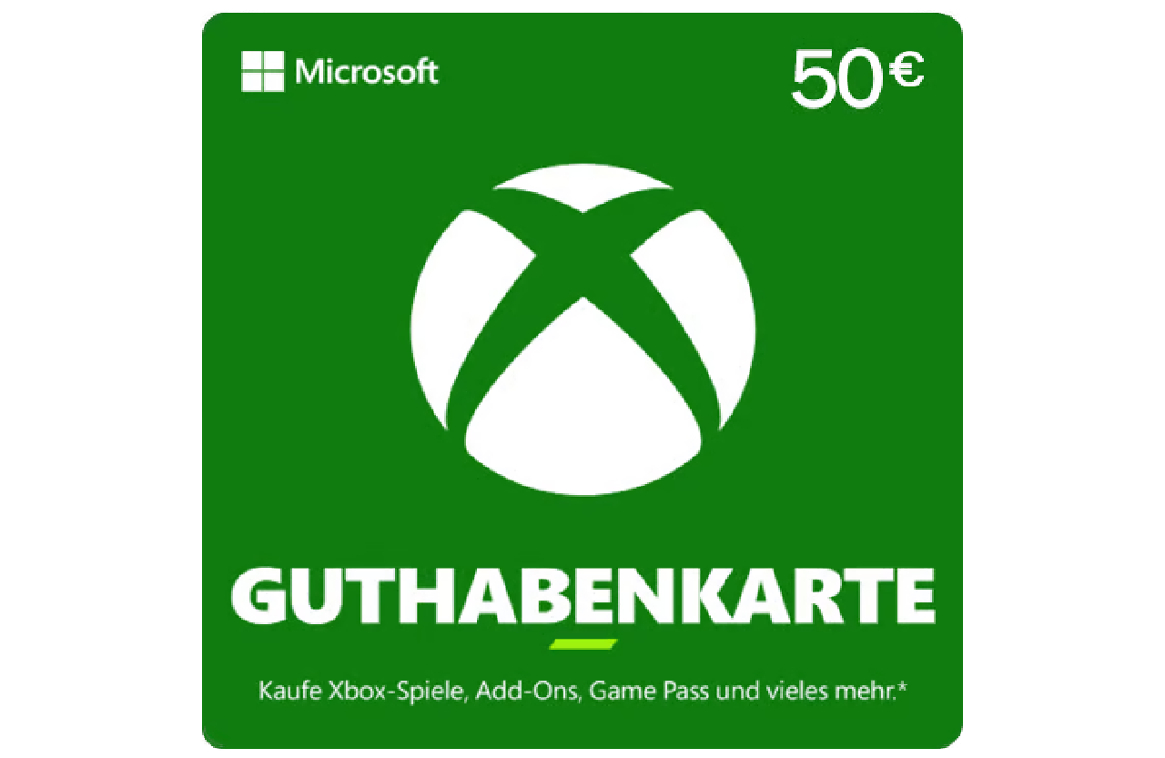 Xbox - 50 € Guthaben