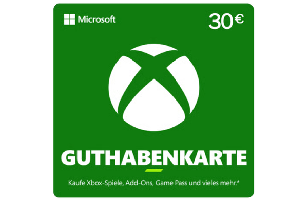 Xbox - 30 € Guthaben