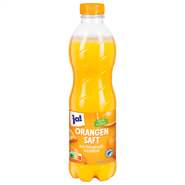 ja! Orangensaft 1l EINWEG