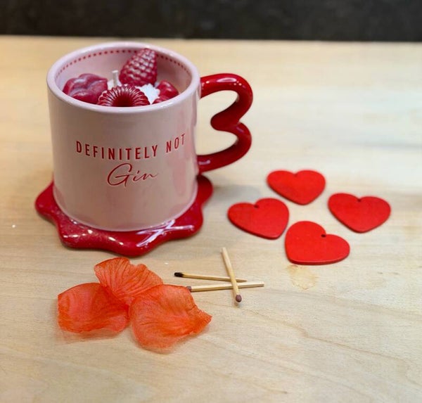 Valentine's "definitely not gin" slagroomkaars