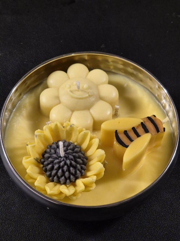 Bouquet Candle terrasschaal met citroen