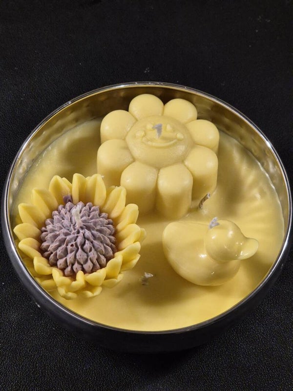 Bouquet Candle terrasschaal met citroen