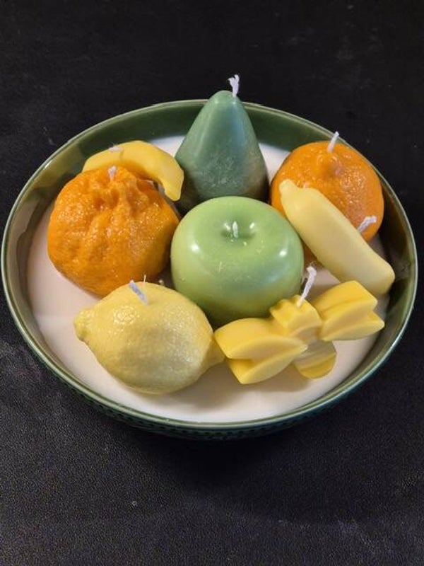 Bouquet Candle in fruitschaal