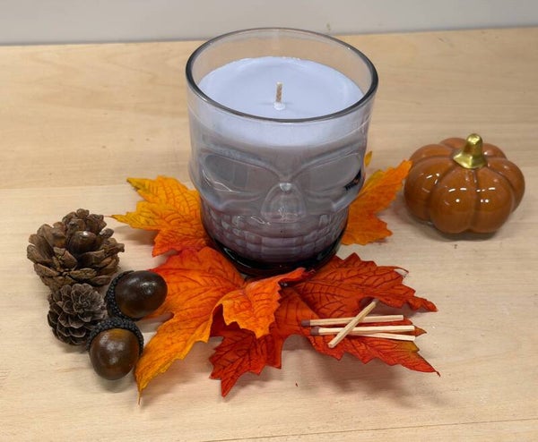 Herfst en Halloween collectie doodshoofdglas
