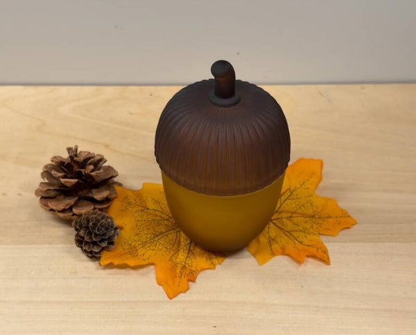 herfst en Halloween collectie kleine pompoen in glas