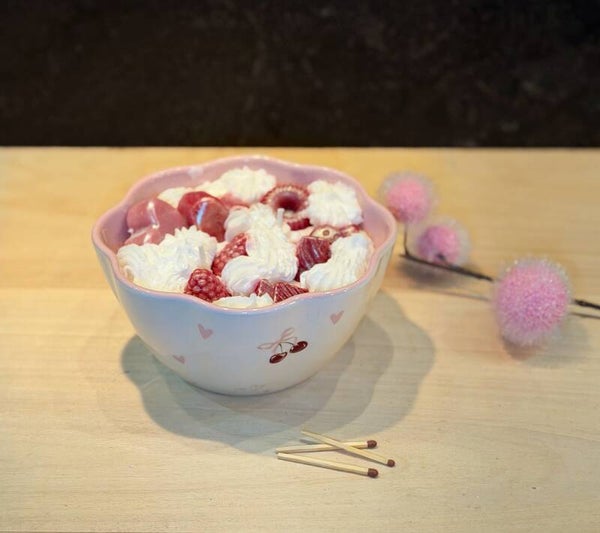 Perlefine's Tea Time ijscoupe in schaal