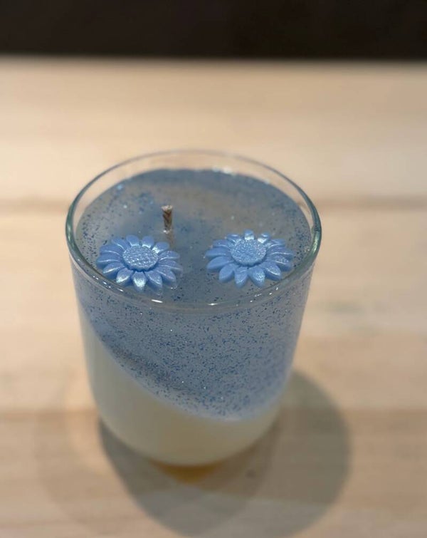 Luxe Glow in with en blue