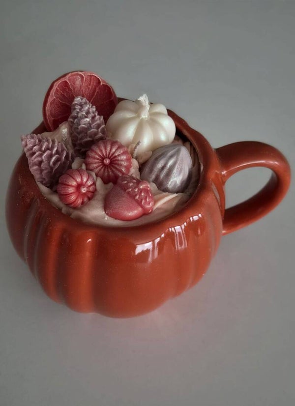 Herfst en Halloweencollectie Gezellige pompoen tas gevuld met pompoenen