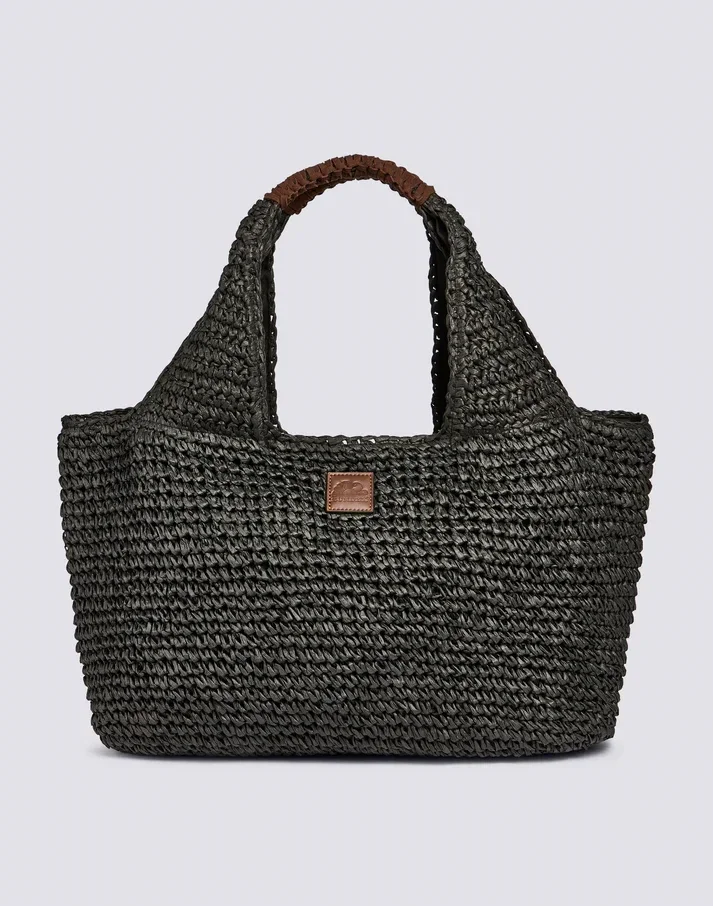 MAXI BORSA IN PAPER STRAW INTRECCIATA - Sundek