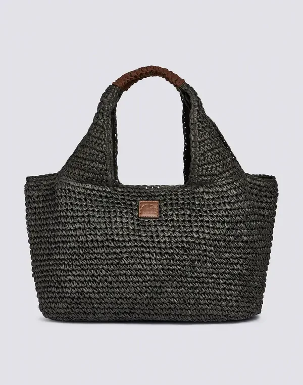 MAXI BORSA IN PAPER STRAW INTRECCIATA - Sundek