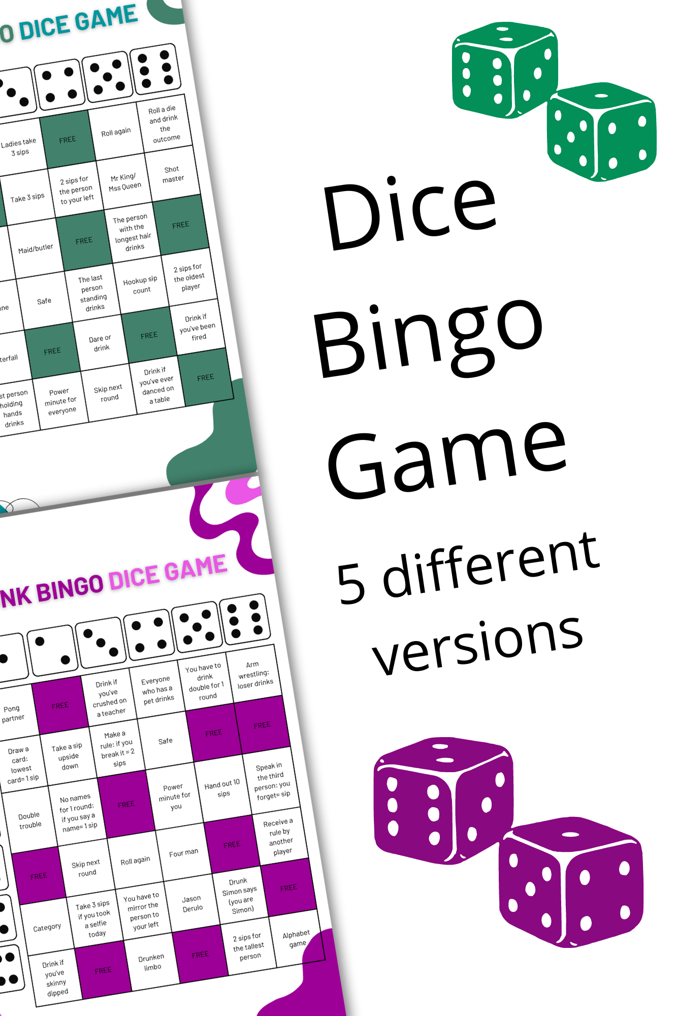 Printable Drinking Games / Printable Party Games | Games4Parties
