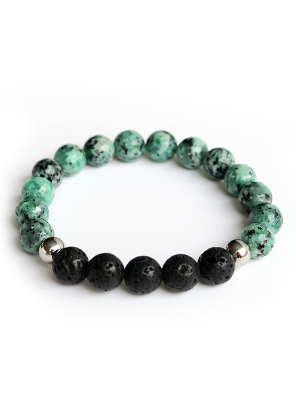 Armband Jaspis Ocean Turquoise (10mm)