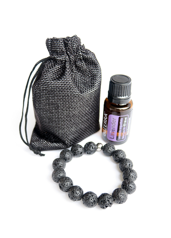 Armband Lavasteen (12mm)