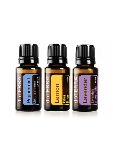 dōTERRA Trio: Peppermint + Lemon + Lavendel