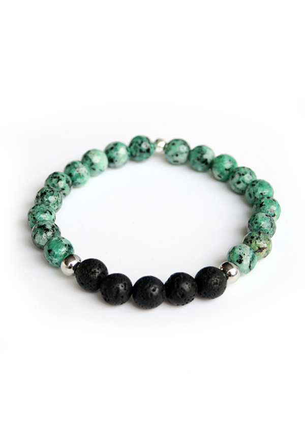 Armband Jaspis Ocean Turquoise (8mm)