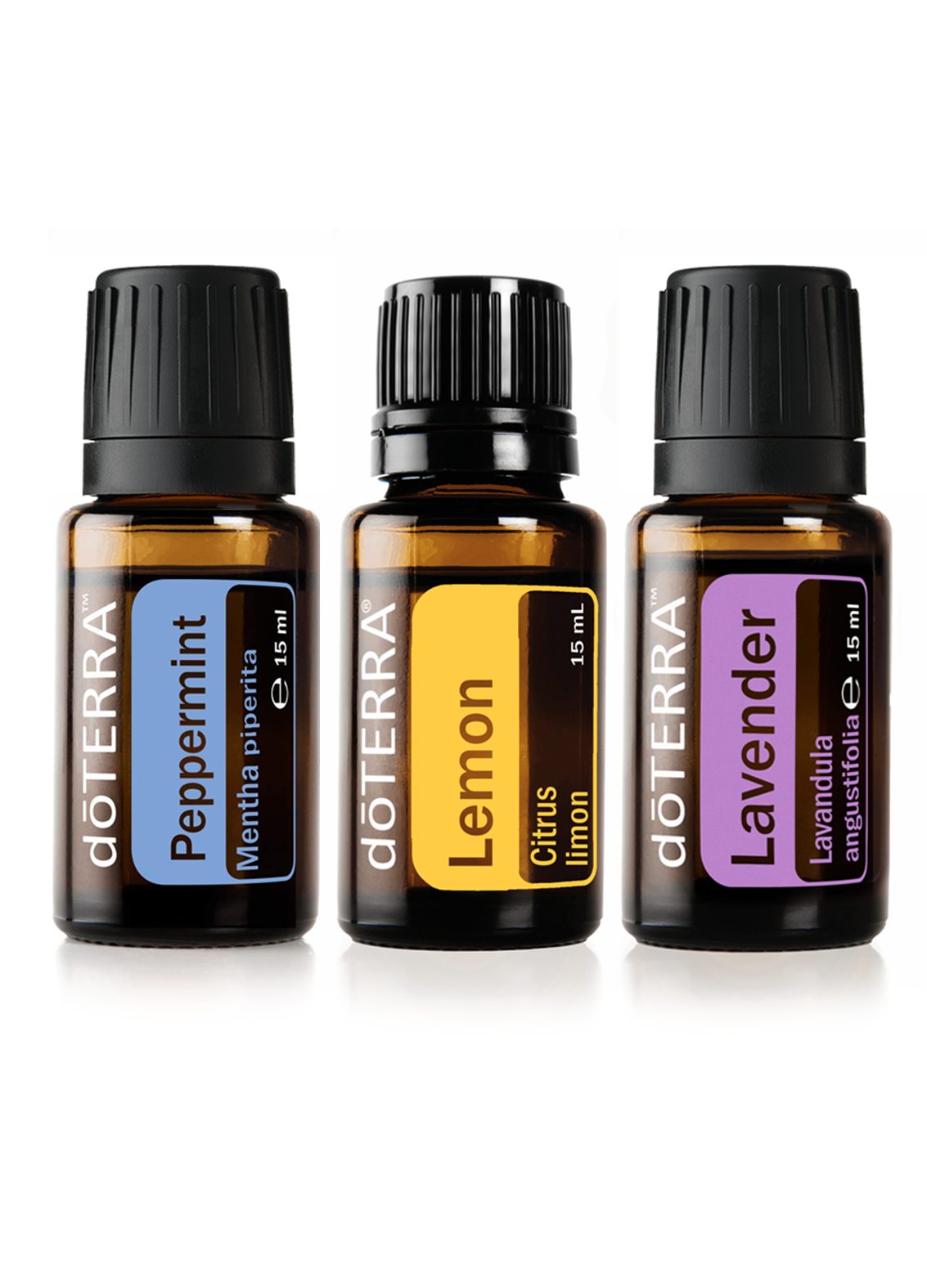 dōTERRA Trio: Peppermint + Lemon + Lavendel