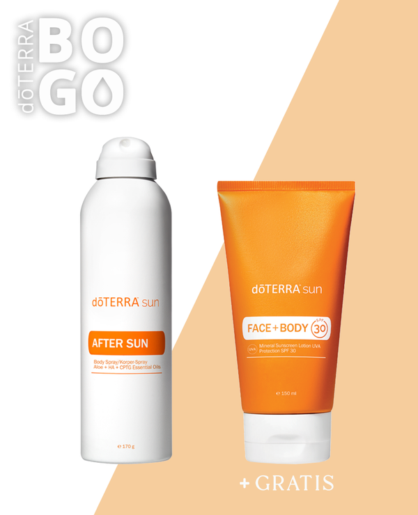 dōTERRA BOGO: After Sun + Zonnebrand Crème