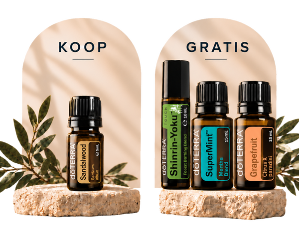 dōTERRA BOGO: Sandalwood + Shinrin Yoku Toch & SuperMint & Grapefruit