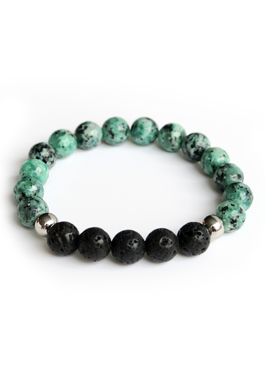 Armband Jaspis Ocean Turquoise (10mm)