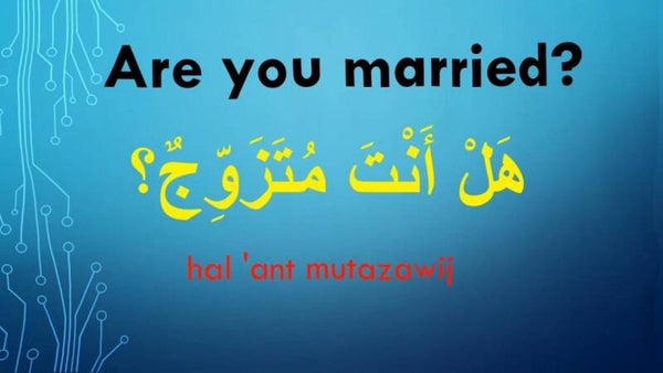 Tables de conversation de langue arabe ( base de communication ) pour 1 heure de cours