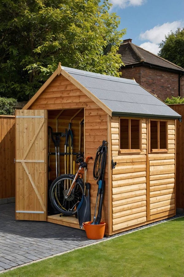 Installation of a wooden shed up to 5m2