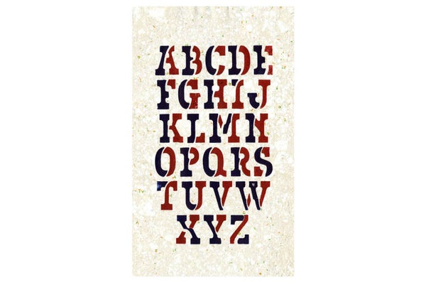 Poster Offgrid ABC (Novo Typo Color Book)