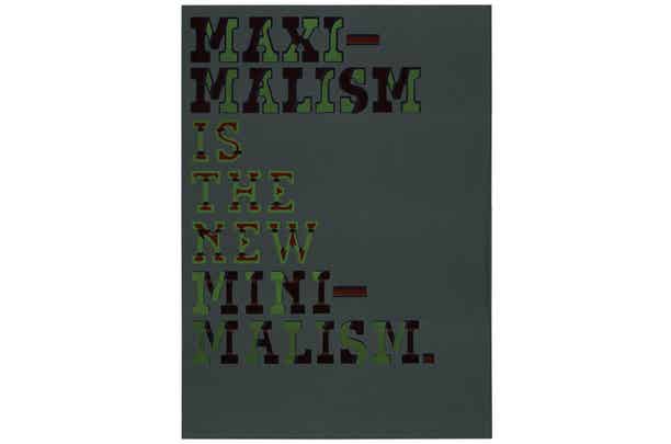 Typewood Poster 4 - Maximalism is the New Modernism