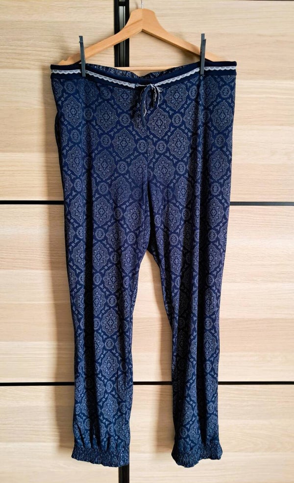 Pyjama broek donkerblauw