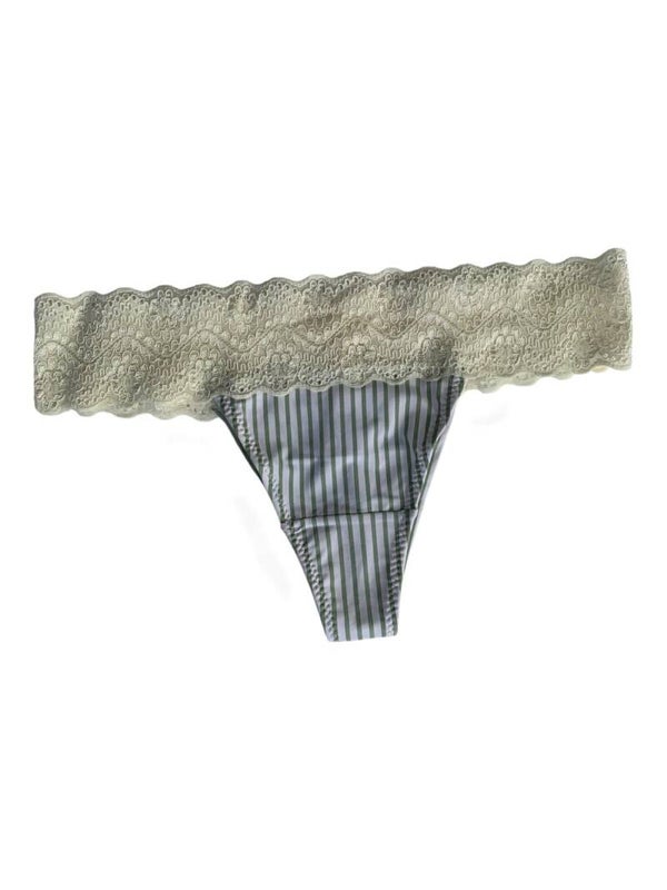 Brazilian Tanga CRISTINA - size MEDIUM / Pistachio