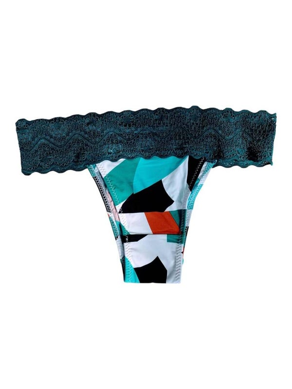 Tanga FABIANA - Size SMALL / Paintbrush