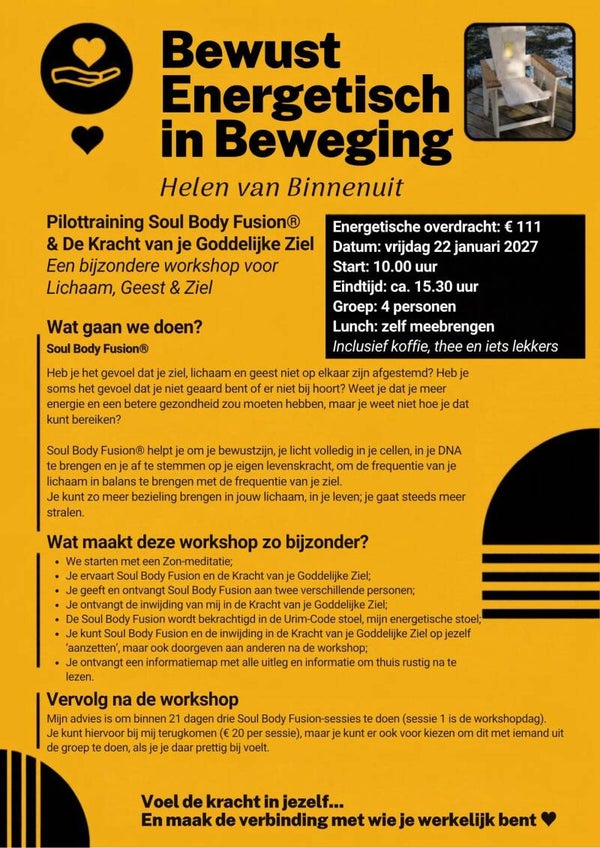 Pilottraining Soul Body Fusion & De Kracht van de Goddelijke Ziel