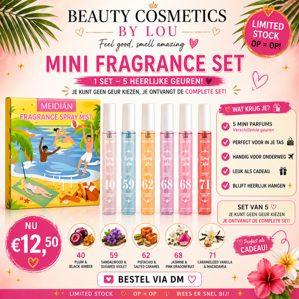 Mini Fragrance Set – Set van 5 Geuren